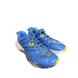Hoka One One Speedgoat 3 Trail Running Shoes Women’s Size 8.5 Blue/Yellow